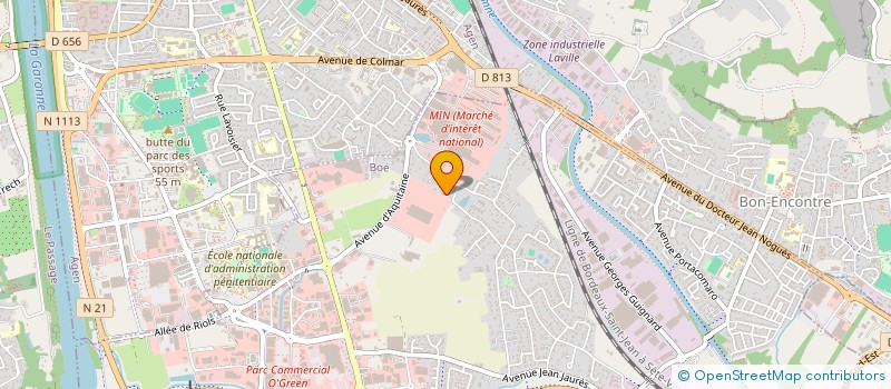 localisation de l'entreprise MONSIEUR AIMANE BENDIB  AGEN