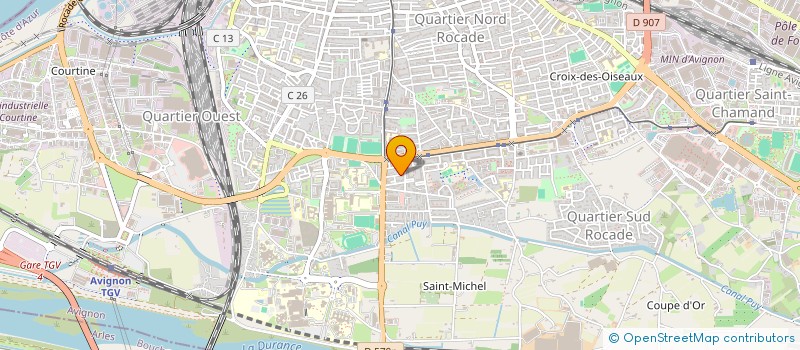 localisation de l'entreprise MONSIEUR AIMANE EL JARDANI  AVIGNON