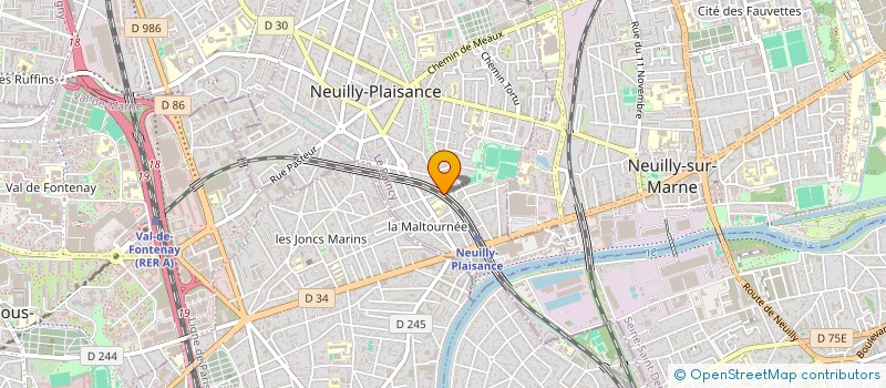 localisation de l'entreprise MONSIEUR AIME BADRANE à NEUILLY-PLAISANCE