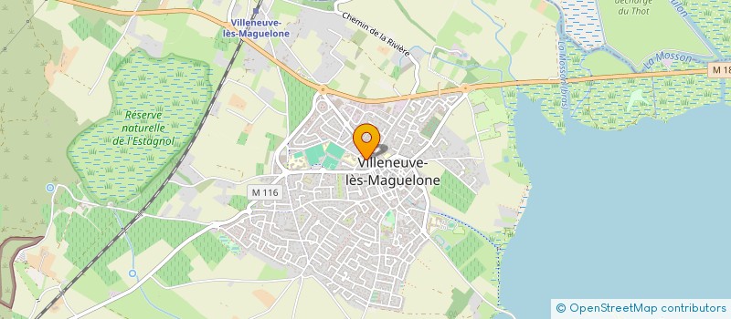 localisation de l'entreprise MONSIEUR AIME BASTIEN  VILLENEUVE-LES-MAGUELONE