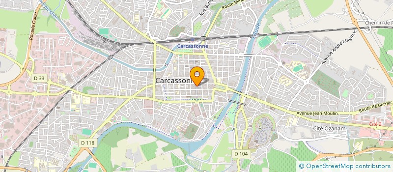 localisation de l'entreprise MONSIEUR AIME BERNIERE à CARCASSONNE