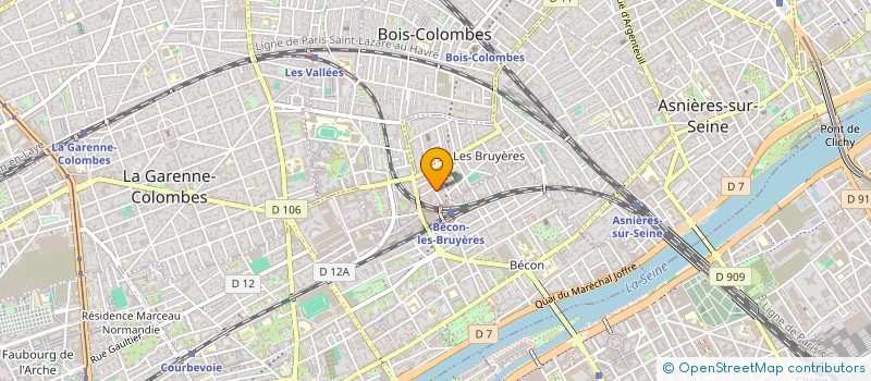 localisation de l'entreprise MONSIEUR AIME BRETTE à ASNIERES-SUR-SEINE