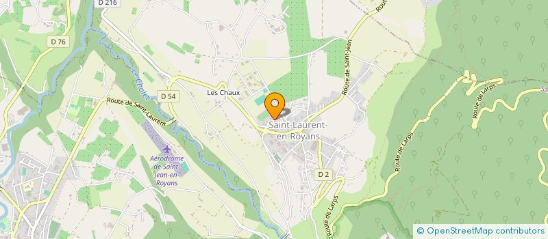 localisation de l'entreprise MONSIEUR AIME CALLET à SAINTE-EULALIE-EN-ROYANS