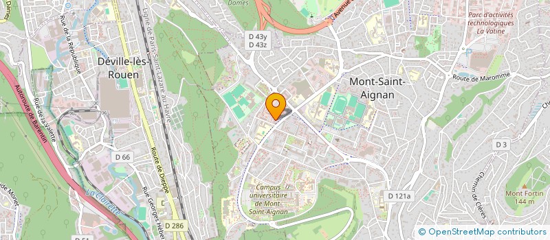 localisation de l'entreprise MONSIEUR AIME CARANDANTE  MONT-SAINT-AIGNAN