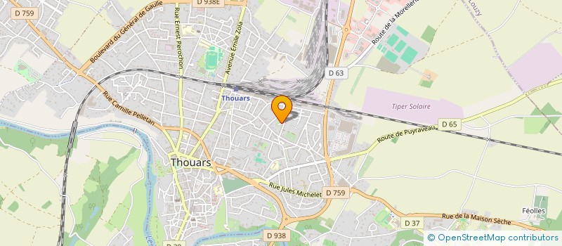 localisation de l'entreprise MONSIEUR AIME CHATIN à THOUARS
