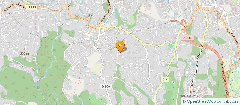 localisation de l'entreprise MONSIEUR AIME COLINET à GRASSE