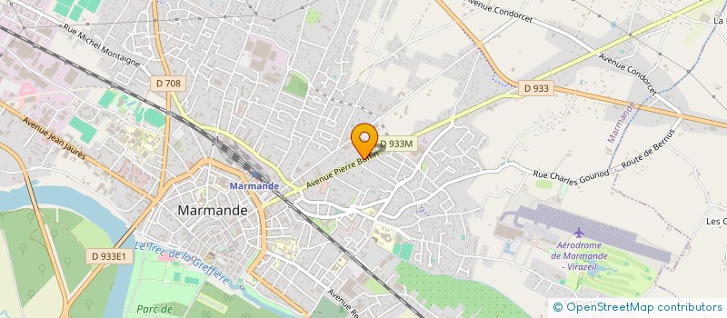 localisation de l'entreprise MONSIEUR AIME DAROS  MARMANDE