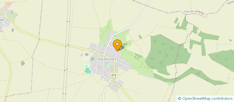 localisation de l'entreprise MONSIEUR AIME DEGEITERE  HAUDIVILLERS