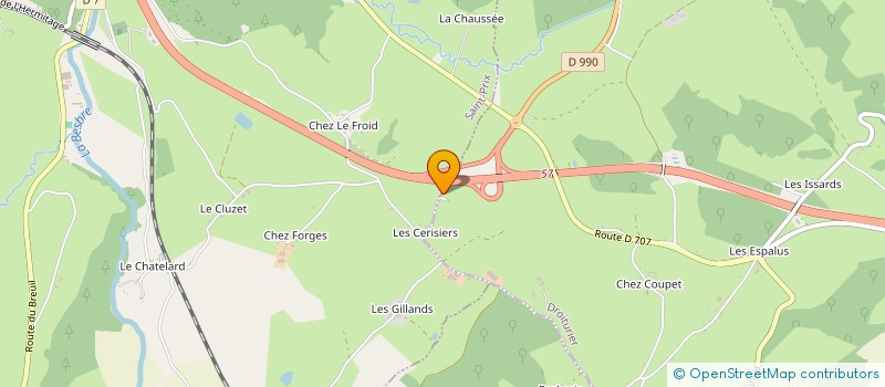 localisation de l'entreprise MONSIEUR AIME DELORME  BARRAIS-BUSSOLLES