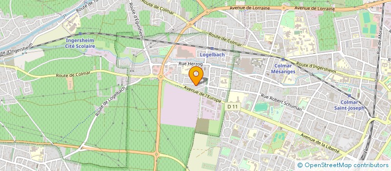 localisation de l'entreprise MONSIEUR AIME EHRHART  WINTZENHEIM