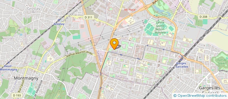 localisation de l'entreprise MONSIEUR AIME ESPOSITO FARESE  SARCELLES