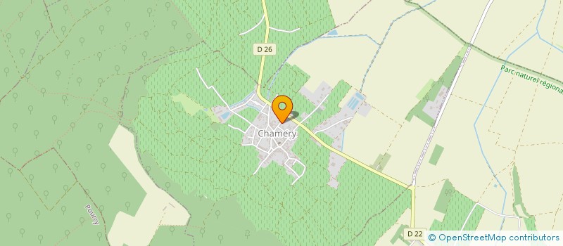 localisation de l'entreprise MONSIEUR AIME FENEUIL  CHAMERY