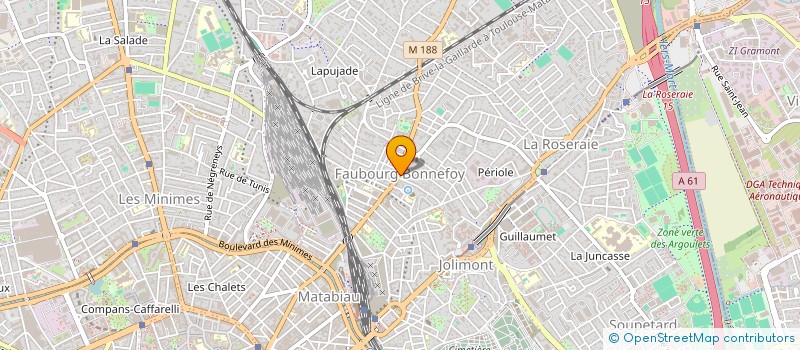 localisation de l'entreprise MONSIEUR AIME FERET  TOULOUSE