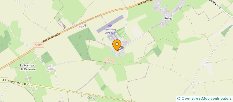 localisation de l'entreprise MONSIEUR AIME FICHEUX  VERCHOCQ