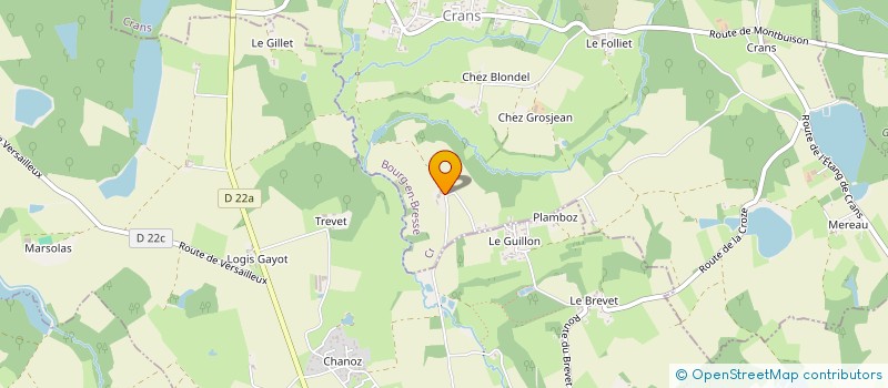 localisation de l'entreprise MONSIEUR AIME FRUCTUS  CRANS