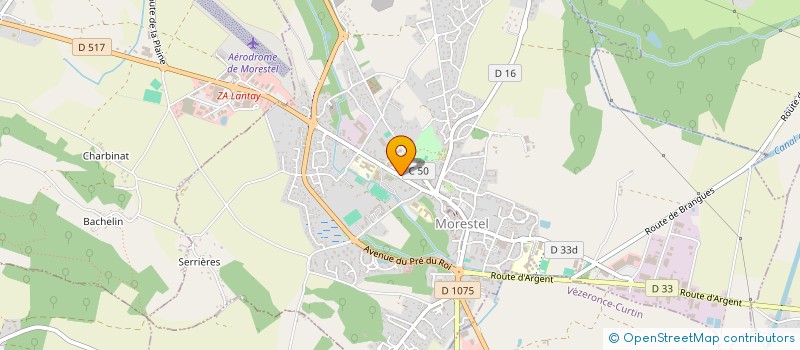 localisation de l'entreprise MONSIEUR AIME GENTIL  MORESTEL