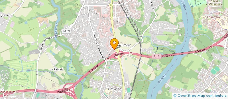 localisation de l'entreprise MONSIEUR AIME GEORGES MUNEGA à LA CHAPELLE-SUR-ERDRE