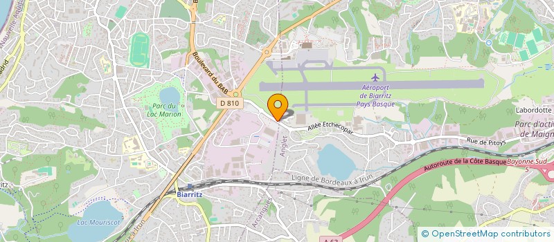 localisation de l'entreprise MONSIEUR AIME GOUIN à BIARRITZ