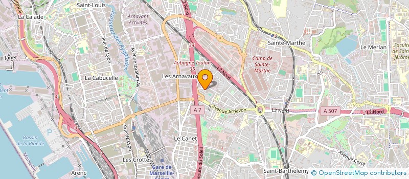 localisation de l'entreprise MONSIEUR AIME ISSOUFALY à MARSEILLE