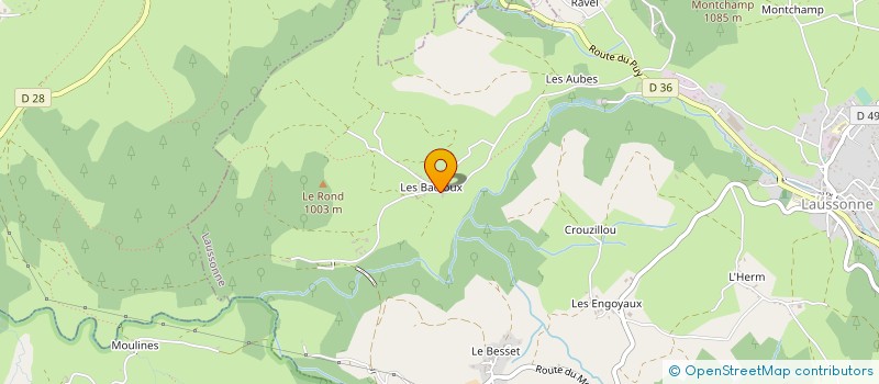 localisation de l'entreprise MONSIEUR AIME JAMON  LAUSSONNE