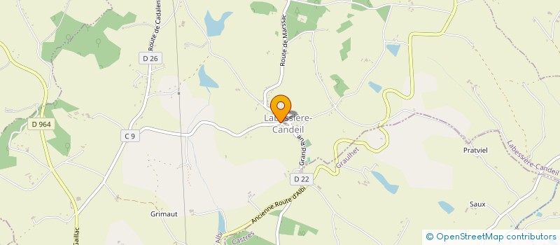 localisation de l'entreprise MONSIEUR AIME JULIA à GRAULHET