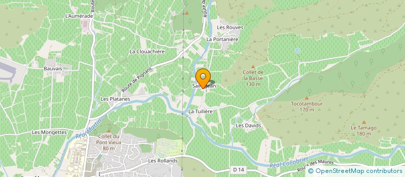 localisation de l'entreprise MONSIEUR AIME LACROIX à CUERS