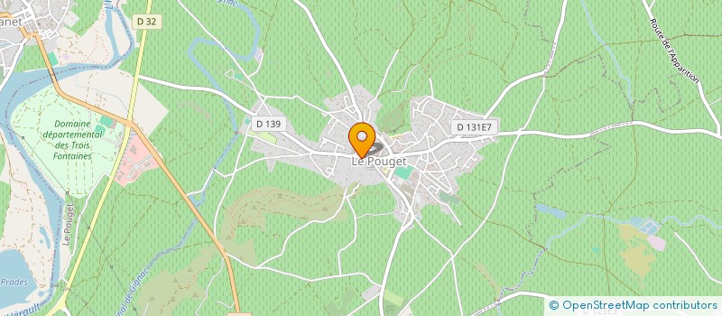 localisation de l'entreprise MONSIEUR AIME LAFON à LE POUGET