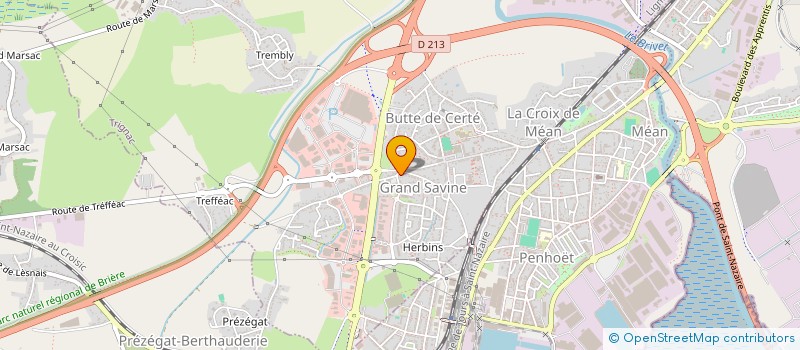 localisation de l'entreprise MONSIEUR AIME LECOLLAIRE à TRIGNAC