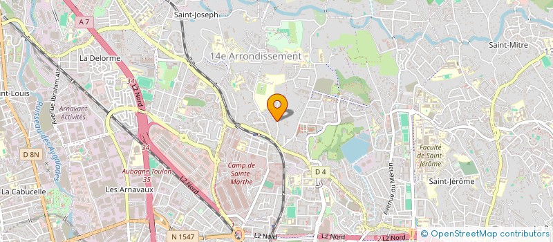 localisation de l'entreprise MONSIEUR AIME MANZON à MARSEILLE
