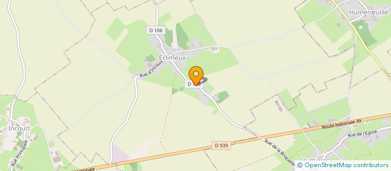 localisation de l'entreprise MONSIEUR AIME MIODINI  ECLIMEUX