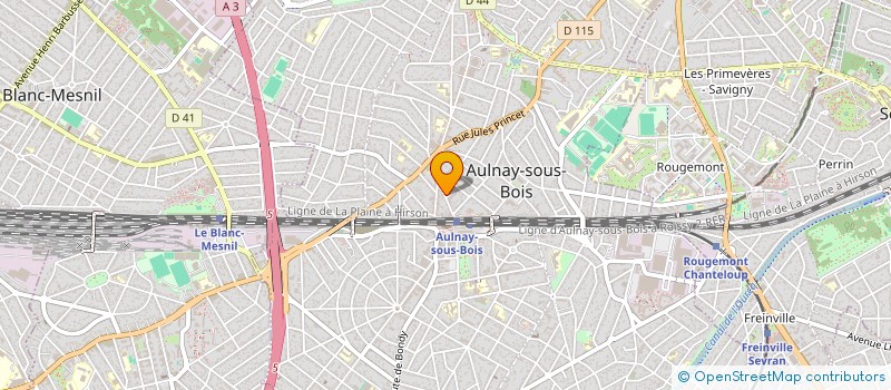 localisation de l'entreprise MONSIEUR AIME MOUBERI à AULNAY-SOUS-BOIS