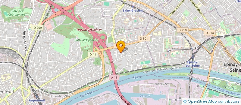 localisation de l'entreprise MONSIEUR AIME MOUKOLAGOLO  ARGENTEUIL