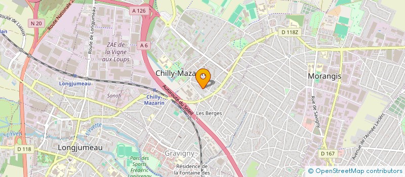 localisation de l'entreprise MONSIEUR AIME NASI  CHILLY-MAZARIN