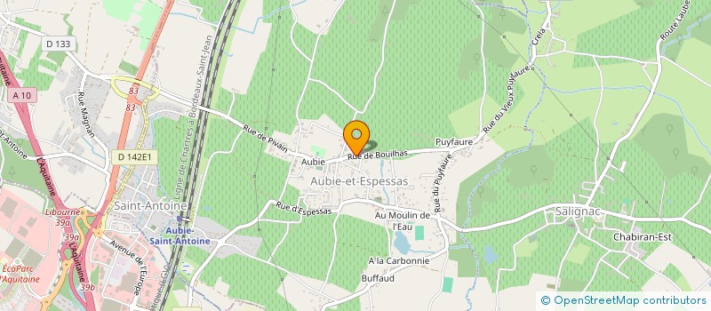 localisation de l'entreprise MONSIEUR AIME NZIGOU  VAL DE VIRVEE