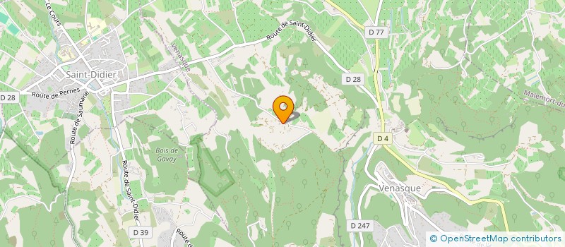 localisation de l'entreprise MONSIEUR AIME OBERON  VENASQUE