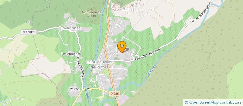 localisation de l'entreprise MONSIEUR AIME PERRIER  SAINT-BAUZILLE-DE-PUTOIS