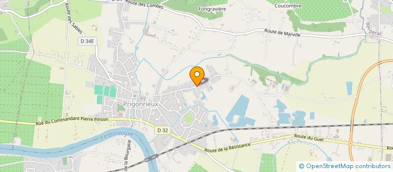 localisation de l'entreprise MONSIEUR AIME PIAUD  PRIGONRIEUX