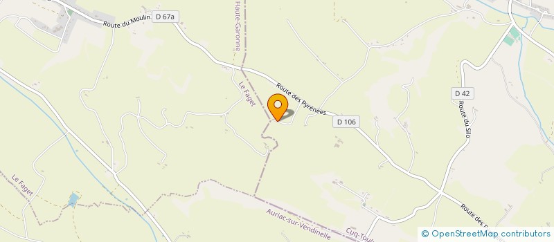 localisation de l'entreprise MONSIEUR AIME PINTO-LEITE  CUQ-TOULZA