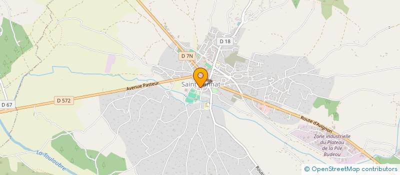 localisation de l'entreprise MONSIEUR AIME RICHAUME  SAINT-CANNAT