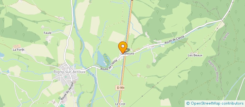 localisation de l'entreprise MONSIEUR AIME ROTAT  RIGNY-SUR-ARROUX