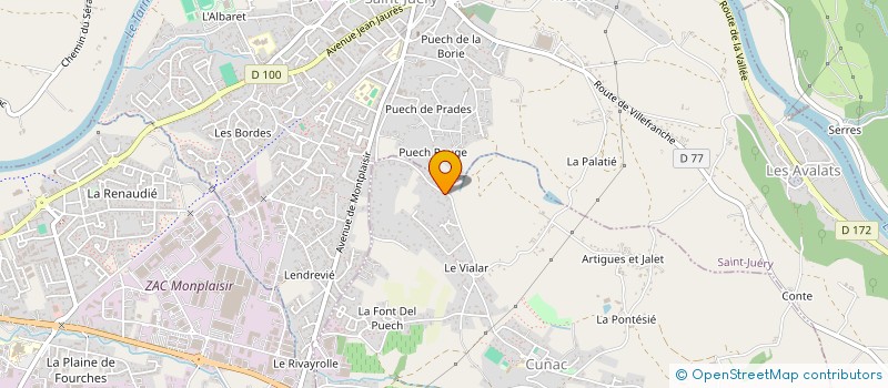 localisation de l'entreprise MONSIEUR AIME ROUCH  CUNAC