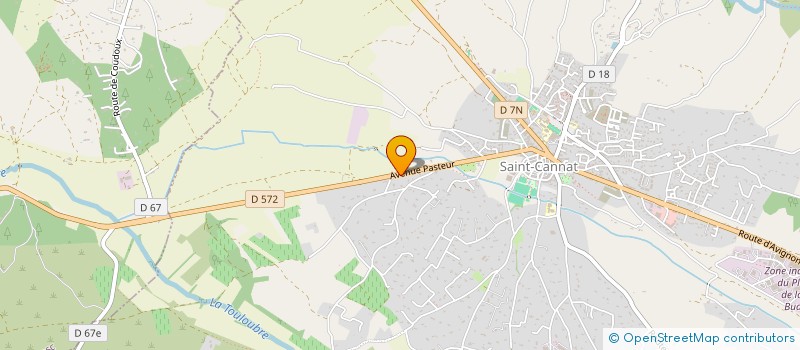 localisation de l'entreprise MONSIEUR AIME SALINAS à SAINT-CANNAT
