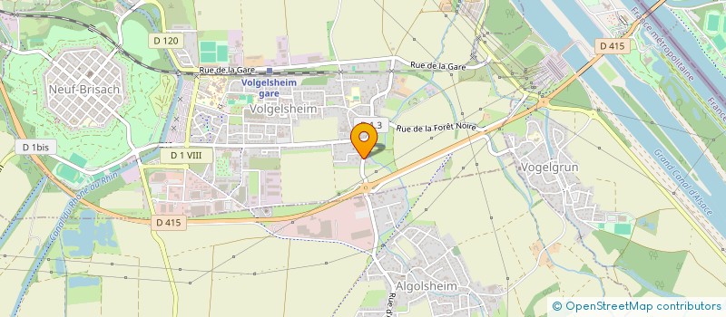 localisation de l'entreprise MONSIEUR AIME SCHOENAUER  OBERSAASHEIM