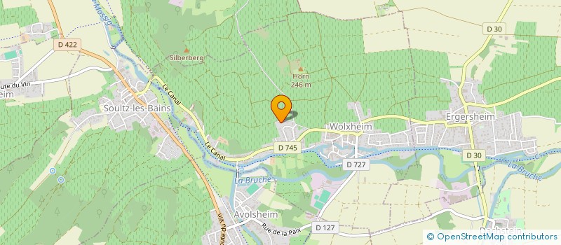 localisation de l'entreprise MONSIEUR AIME SEEHOLTZ  WOLXHEIM