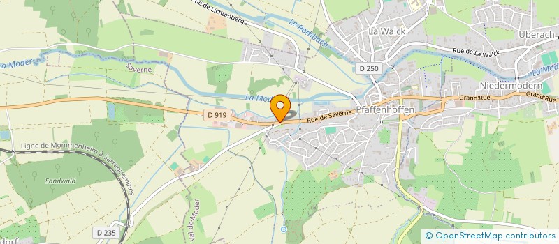 localisation de l'entreprise MONSIEUR AIME STAUB  VAL-DE-MODER