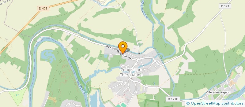 localisation de l'entreprise MONSIEUR AIME TALBOT  CONGIS-SUR-THEROUANNE