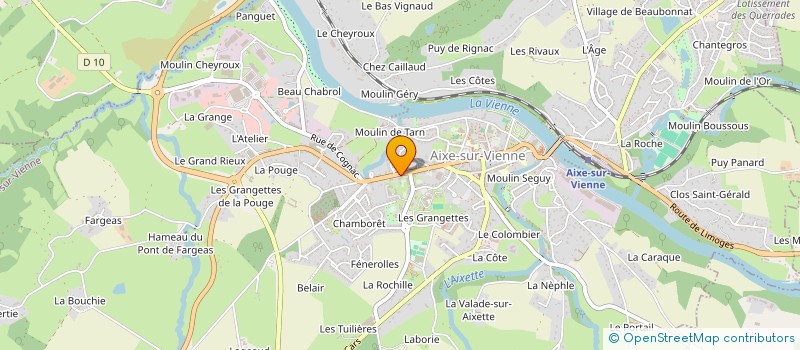 localisation de l'entreprise MONSIEUR AIME THEVENY à AIXE-SUR-VIENNE
