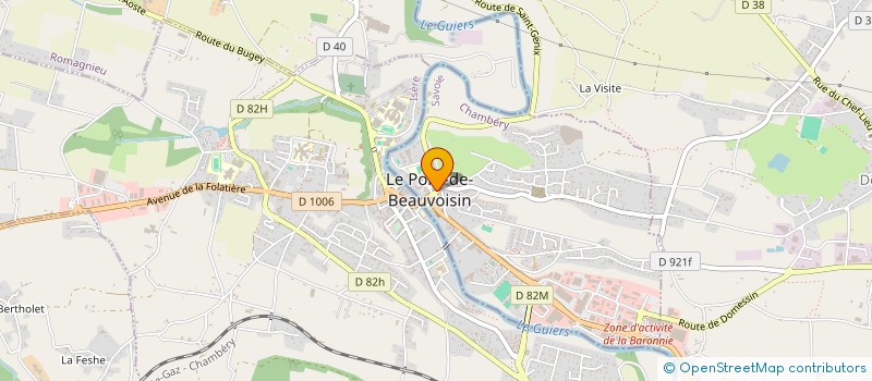 localisation de l'entreprise MONSIEUR AIME VALLON à LE PONT-DE-BEAUVOISIN