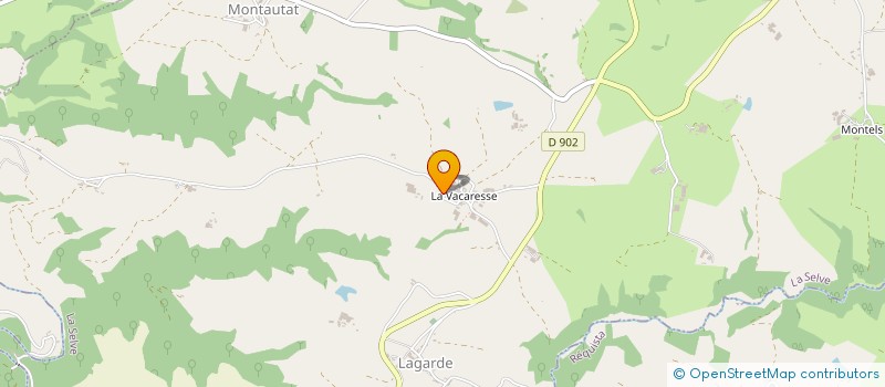 localisation de l'entreprise MONSIEUR AIME VAYSSE  LA SELVE