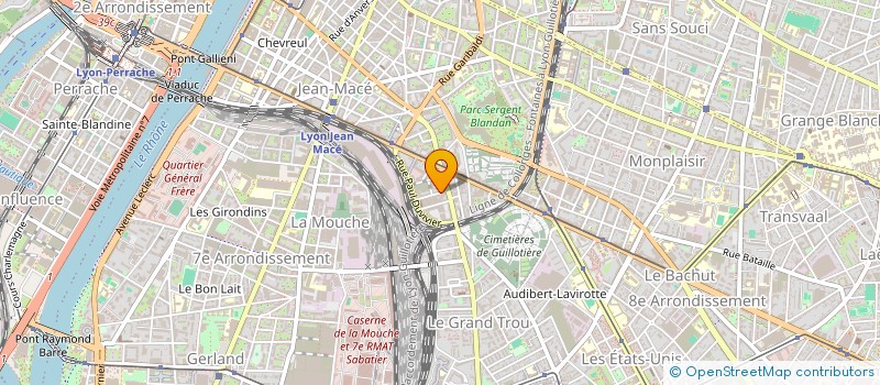 localisation de l'entreprise MONSIEUR AIME VIAL  LYON